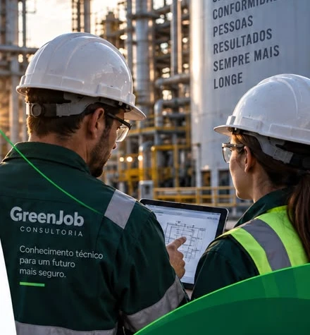 Equipe técnica Greenjob em atividade de consultoria